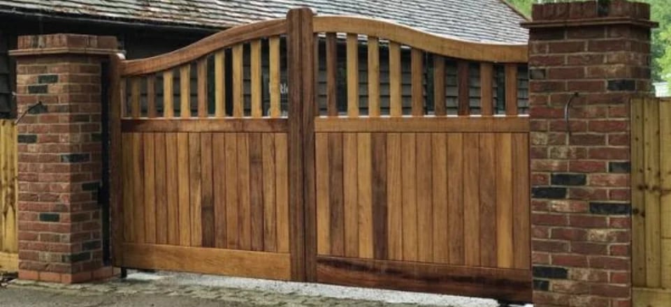 Home Wooden Swing Gate