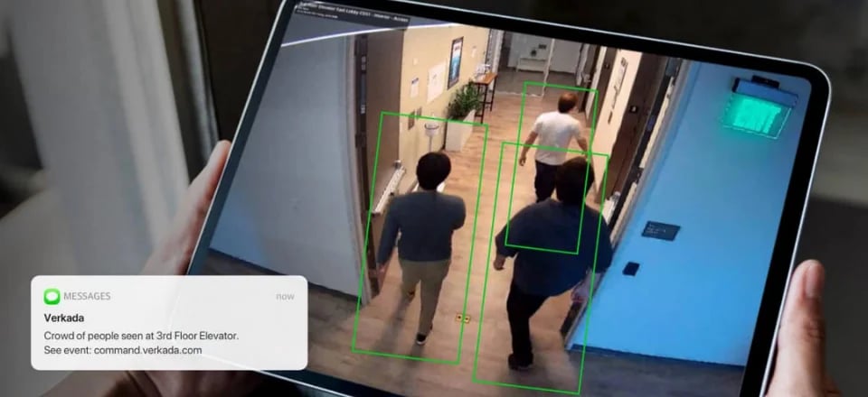 Verkada Crowd Detection CCTV AI